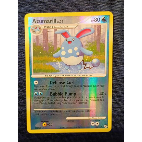 Pokemon  Azumarill Reverse Holo - Picture 1 of 3